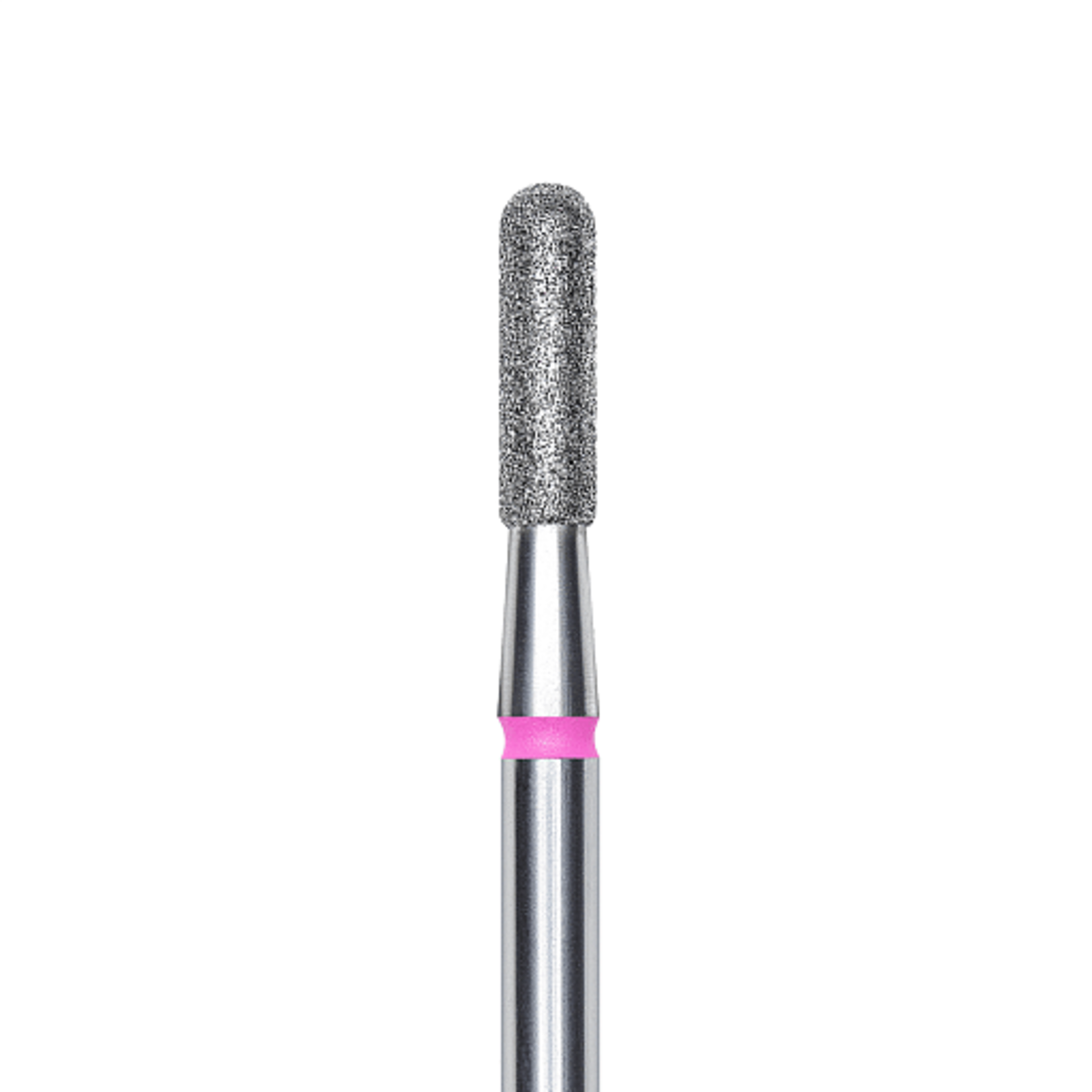 Cilinder rond diamant (roze/rood) 3P  023’8 (D 2,3 mm, L 8 mm)