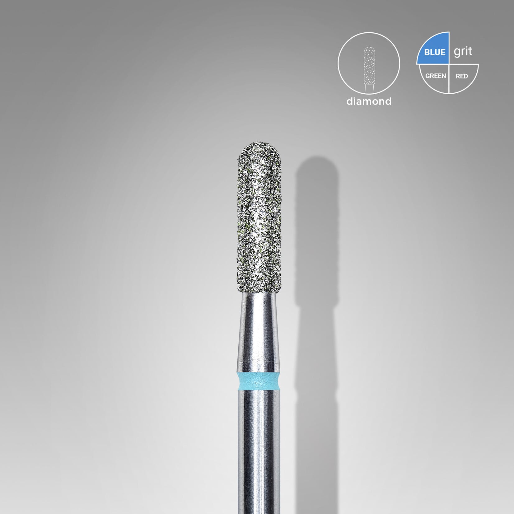 STALENA Diamantfrees cilinder rond blauw 3B 023’8, Ø 2,3 mm