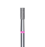 Cilinder diamant (roze/rood) 31P  025’6 (D 2,5 mm, L 6 mm)