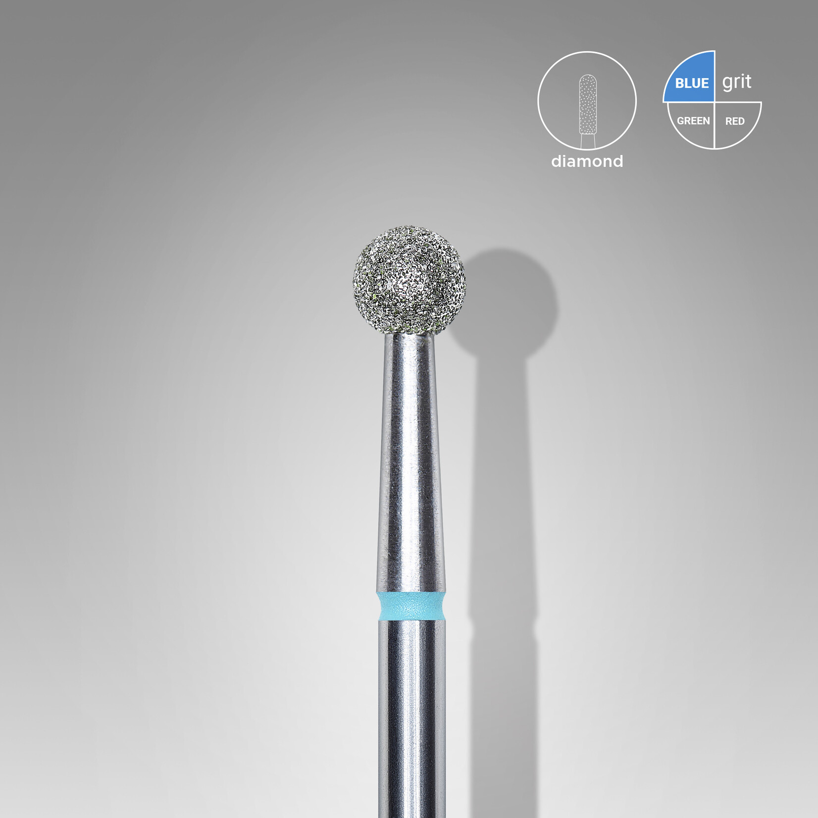 Boule diamant (bleu) 9B  040 (D 4 mm)