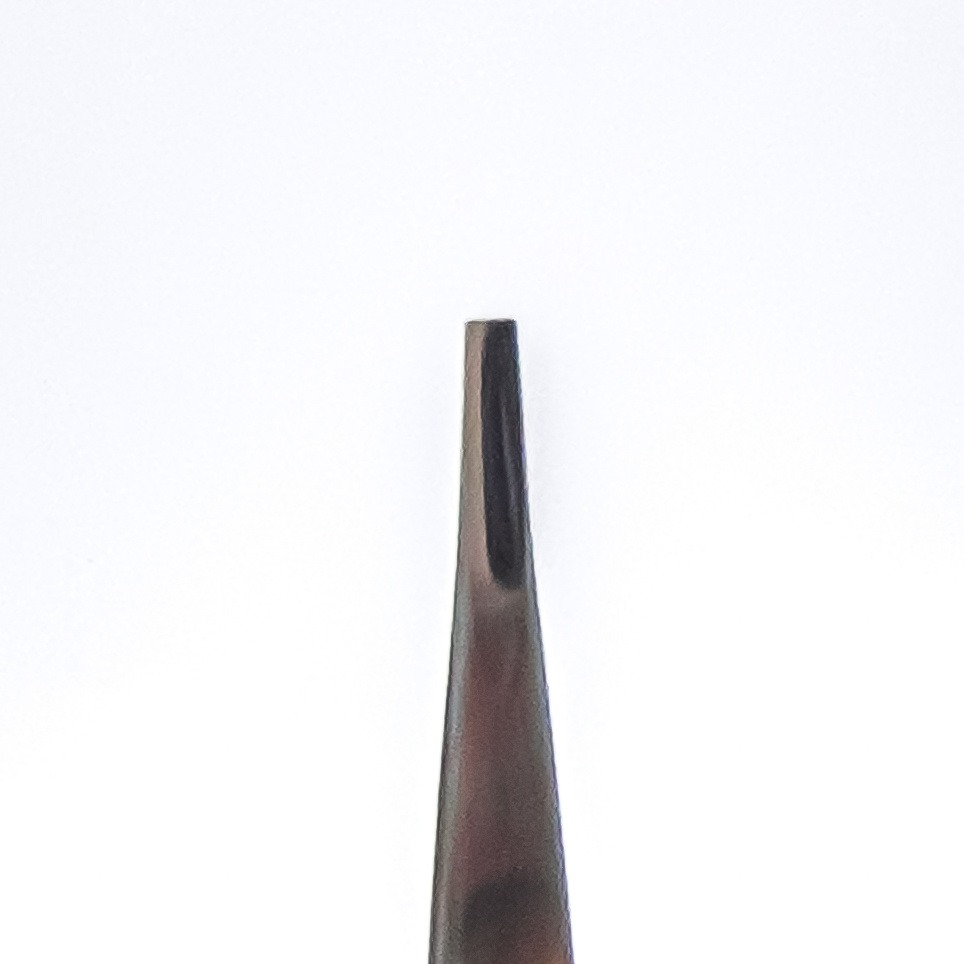 STALENA Pince à épiler droite, courte, version améliorée (P-102) 2,5 mm