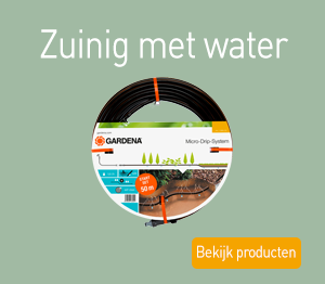 Zuinig met water