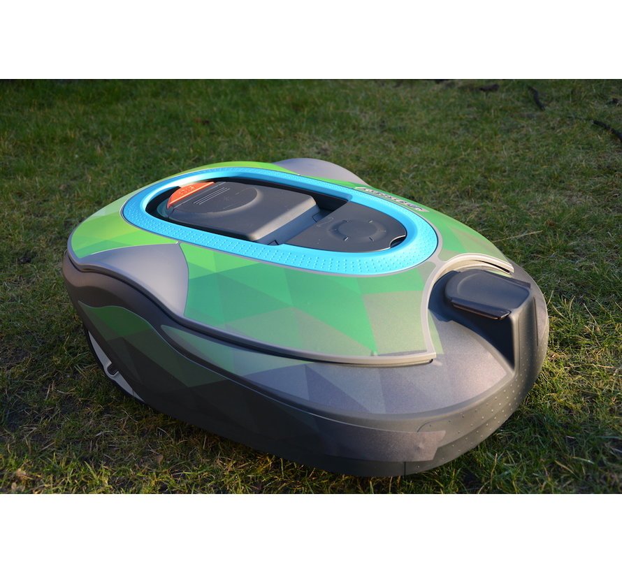 Twinckels outfit voor Gardena Robotmaaier Sileno - Geo Groen