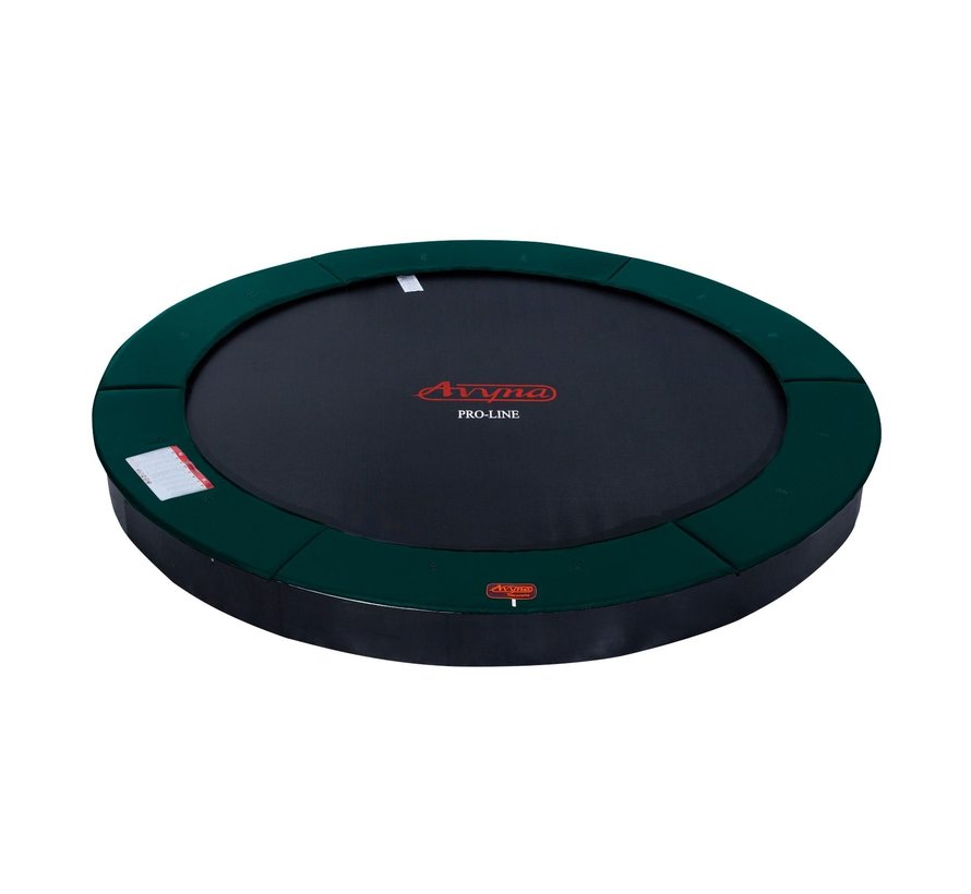 Ronde trampoline | Avyna Pro-Line FlatLevel Ã˜ 305 cm Groen