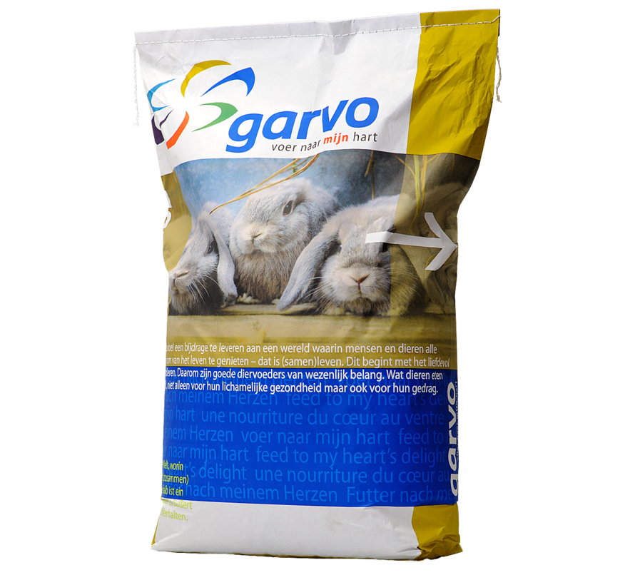 Garvo Konijn Natuurmix 15 KG