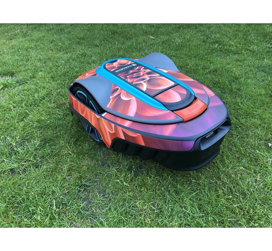 Twinckels Outfit for the Gardena Robotic Lawnmower - Dahlia