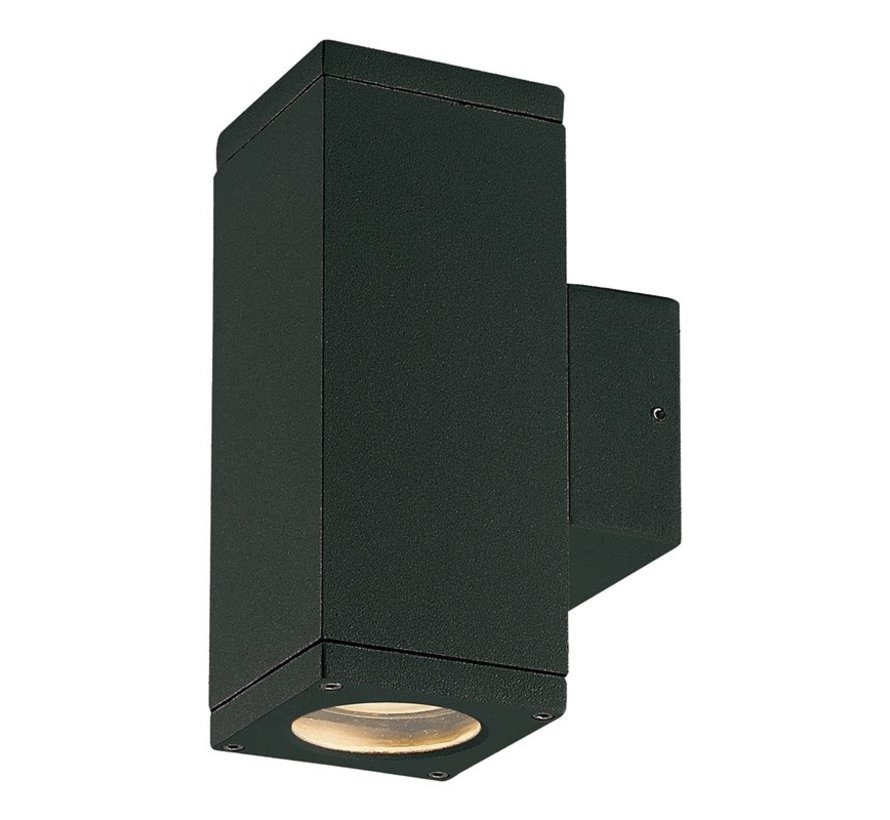 Franssen Gevelspot up/down light Fin-Motion zwart