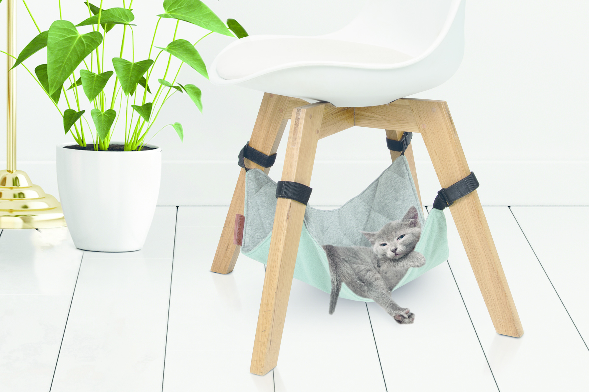 moeder ontgrendelen Op te slaan Beeztees Kattenhangmat Voor stoel Loungy - Twinckels.com