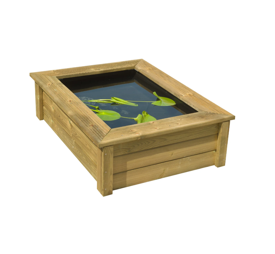 Ubbink Quadro wood I houten FSC frame voor Quadro 5 H33,8x119,4x90,5cm