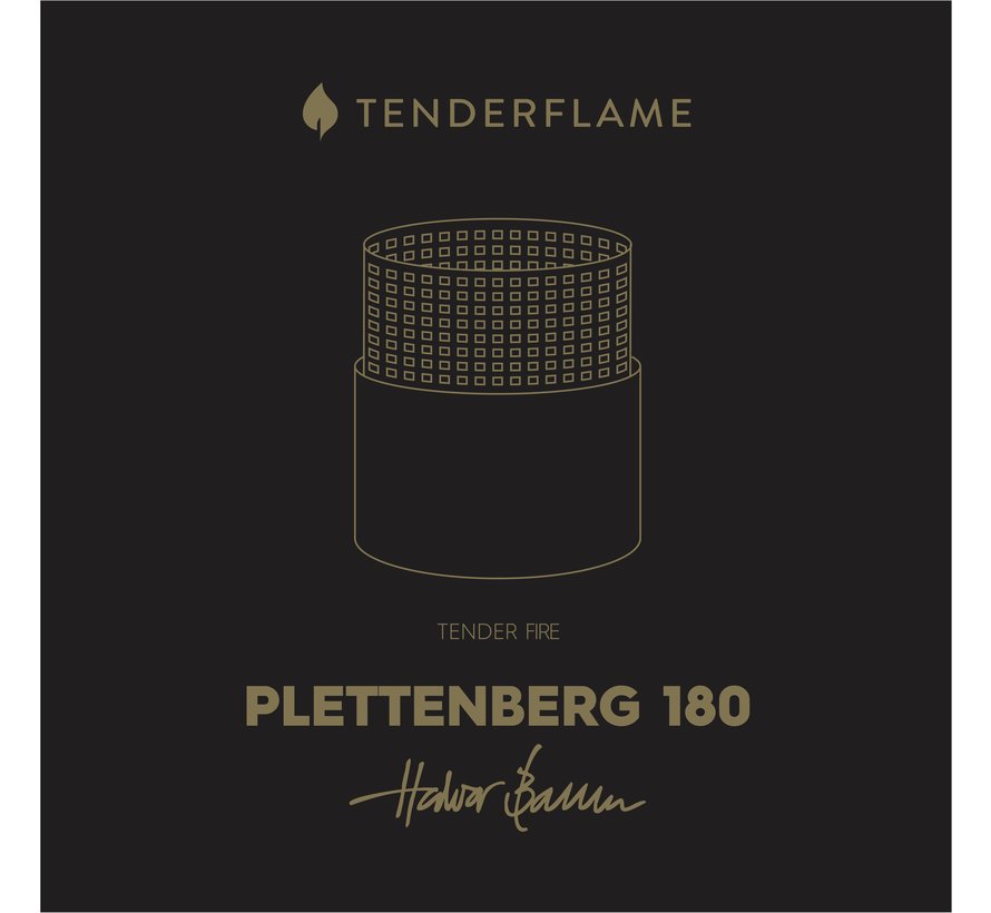 Tenderflame Plettenberg 180 - Black/Steel