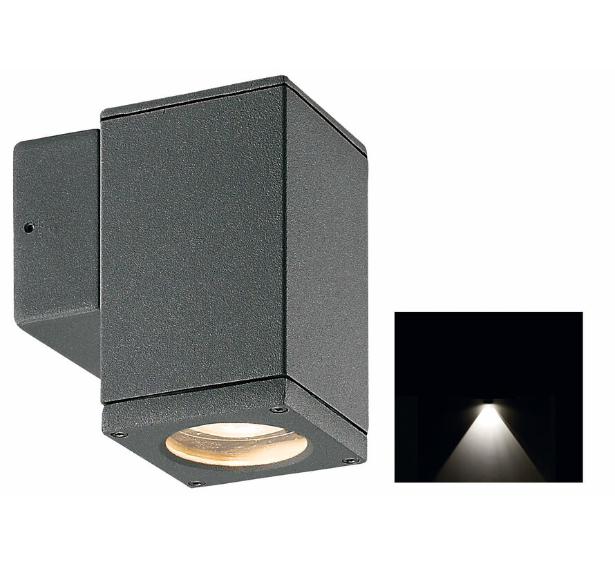 Franssen Gevelspot down light Fin-Motion antraciet - 12V