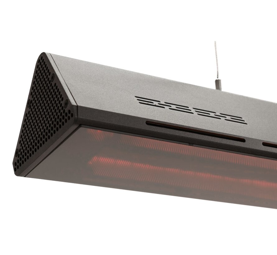 Sunred Smart Terrasverwarmer Proglax Gastro Wand/Hangend Zwart 2000 Watt