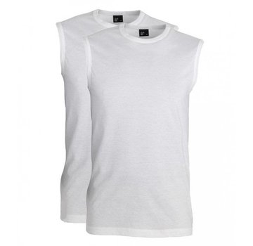 Alan Red Mouwloze T-shirts Montana 2Pack Wit (6684)