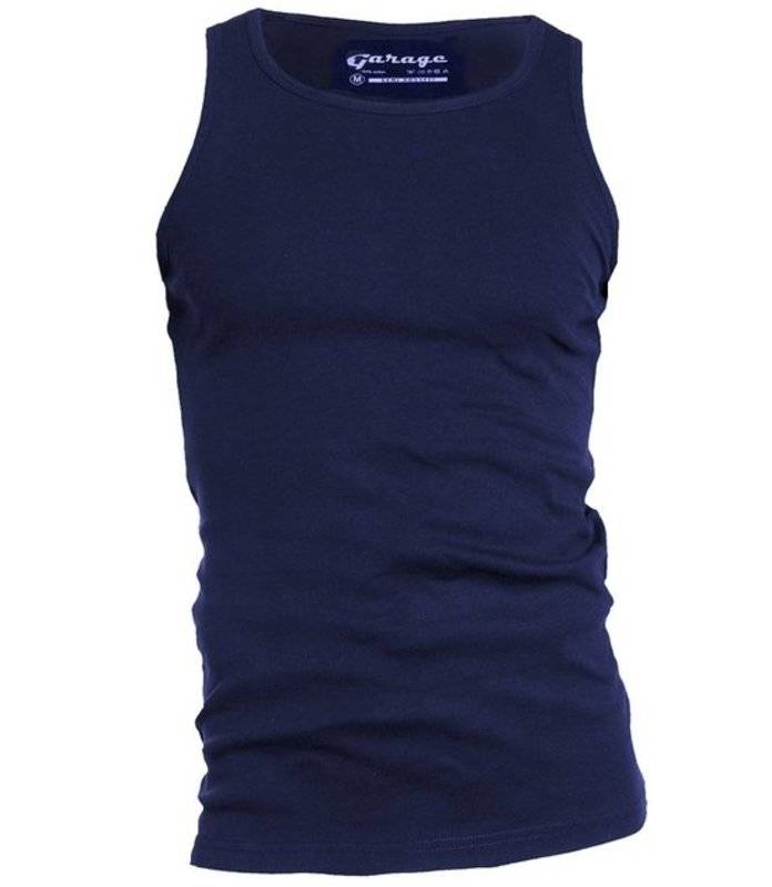 Garage Singlet -pack Semi Body Fit Ronde Hals Navy XL Garage