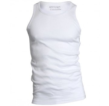 Garage Singlet 1-pack Semi Body Fit Ronde Hals Wit (0401N)