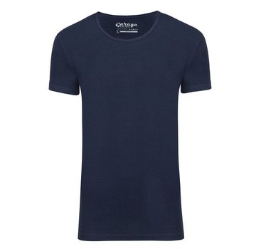 Garage T-shirt 1-Pack Body Fit Diepe Ronde Hals Navy (0205N)