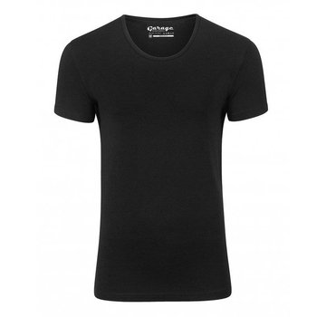 Garage t-shirt 1pack body fit diepe ronde hals zwart (0205N)