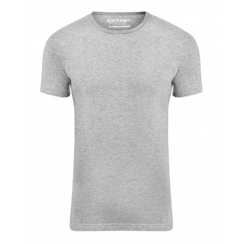 Garage t-shirt 1pack body fit ronde hals grijs (0201N)