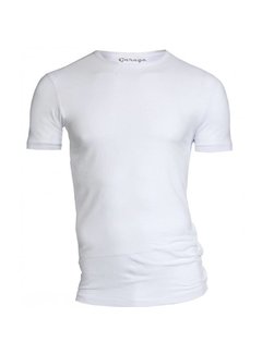 Garage T-shirt 1-pack Body Fit Ronde Hals Wit (0201N)