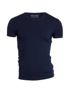 Garage T-shirt 1-pack Body Fit V-hals Navy (0202N)