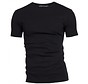 t-shirt 1pack semi body fit ronde hals zwart (0301N)