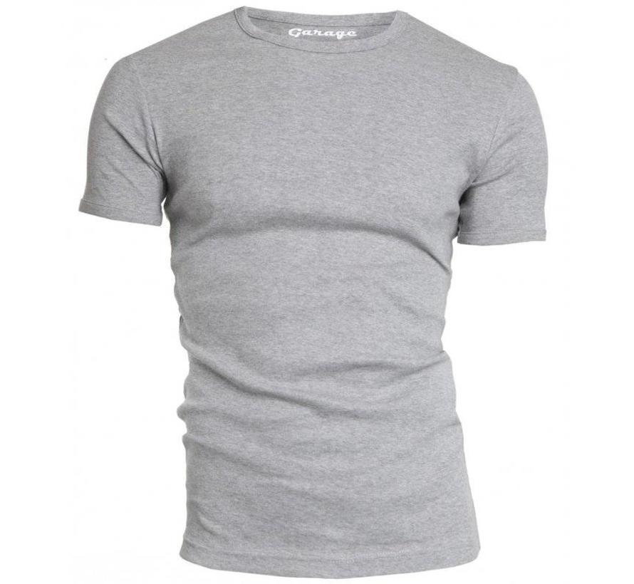 T-shirt 1-pack Semi Body Fit Ronde Hals Grijs Mel. (0301N)