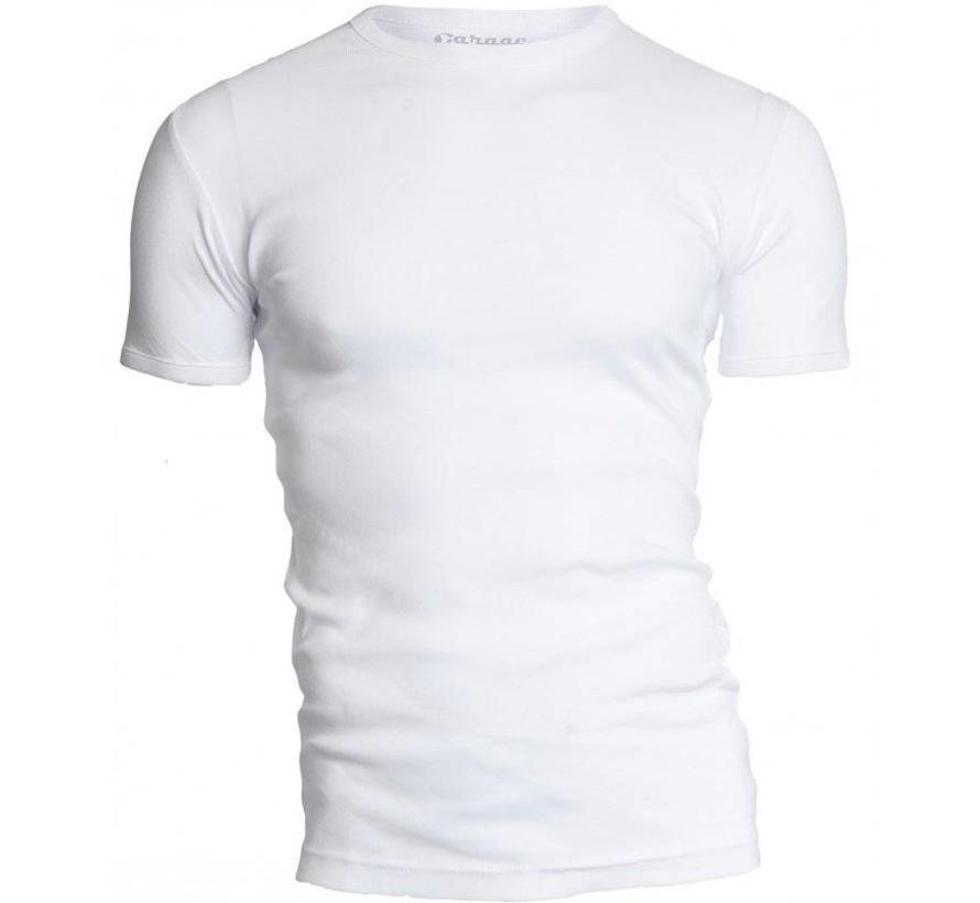 T-shirt 1-pack Semi Body Fit Ronde Hals Wit (0301N)