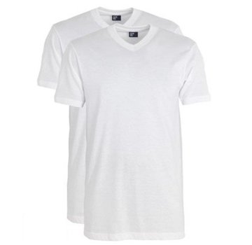 Alan Red T-shirt West-Virginia 2-pack V-hals wit (3130)