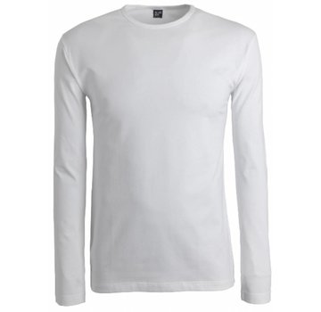 Alan Red lange mouw T-shirt Olbia 1pack stretch ronde hals wit (7804)