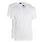 T-shirt Vermont 2pack V-hals wit (6671)