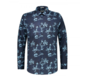 Overhemd Slim Fit Print Navy (303208 - 649)