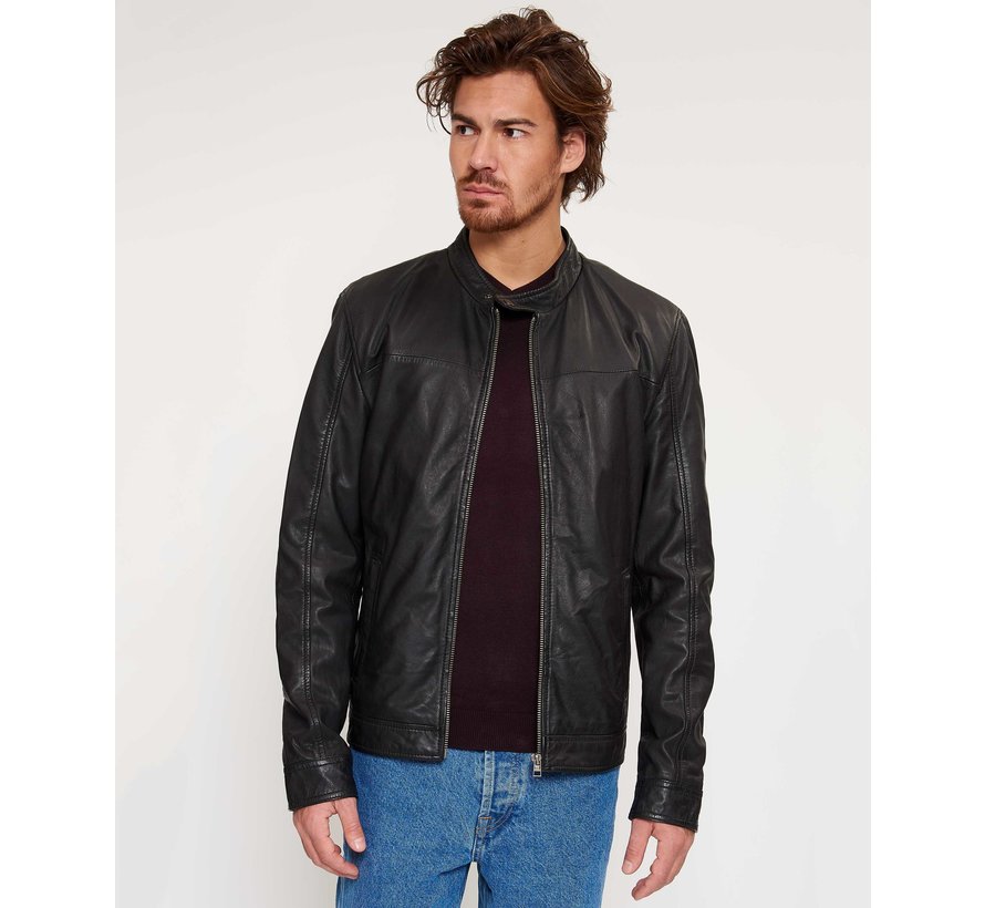 Leren Jacket Zwart (150002001 Gallery062)