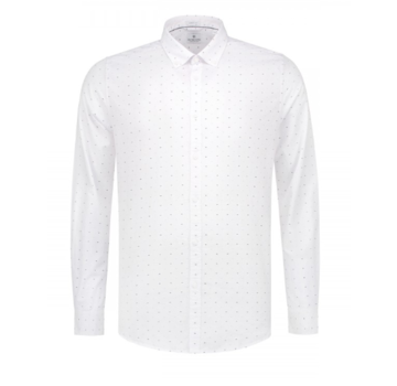 Dstrezzed Overhemd Print Vlinderstrik Wit (303244 - 100)