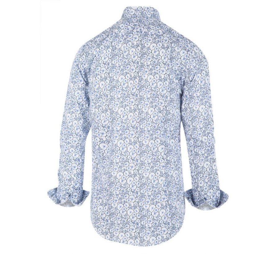 Overhemd Print Blauw (1262.92)