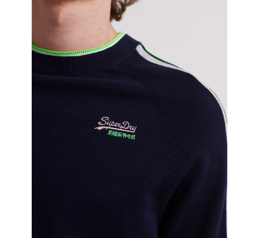 Pullover Lijnen Navy (M6100003A - 24S)