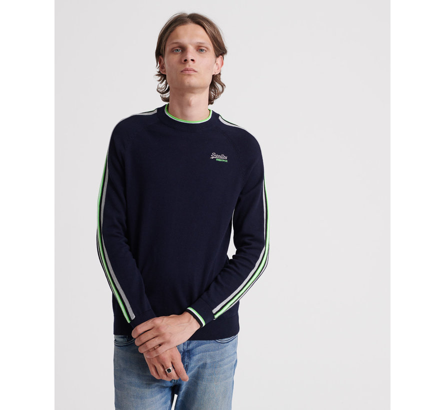 Pullover Lijnen Navy (M6100003A - 24S)