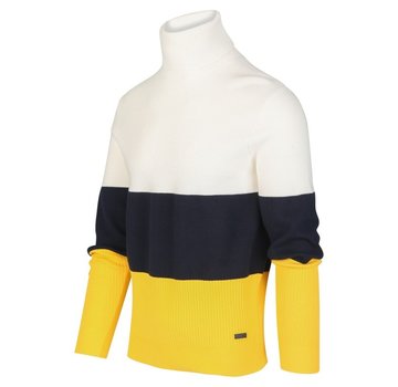 Blue Industry Coltrui 3-color Wit/Navy/Geel (KBIW19 - M21 - Offwhite)