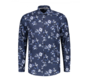 Overhemd Flower Ribcord Navy (303278 - 669)