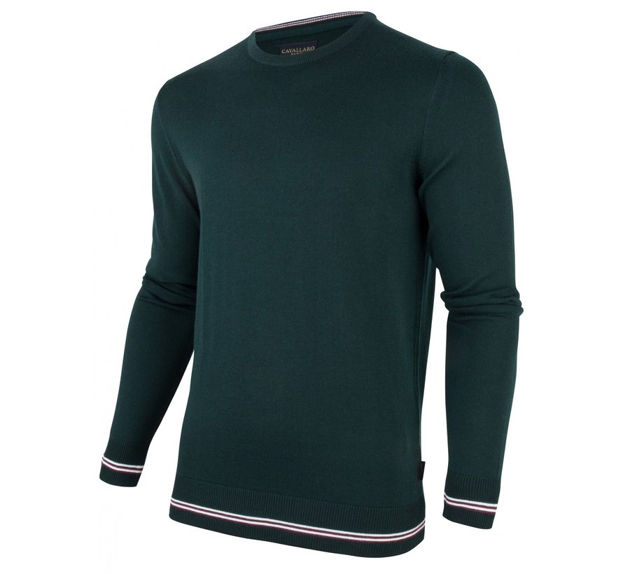 Pullover Romagno Ronde Hals Donker Groen (1895005 - 53000)