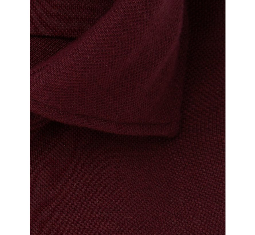 Overhemd The Knitted Shirt Bordeaux Rood Melange (PP0H0A052)N