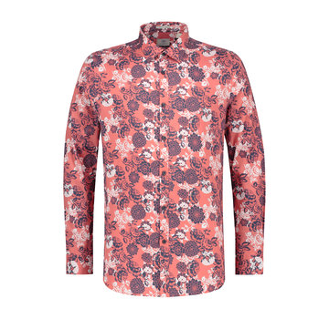 Dstrezzed Overhemd Print Bloemen Coral (303208 - 428)