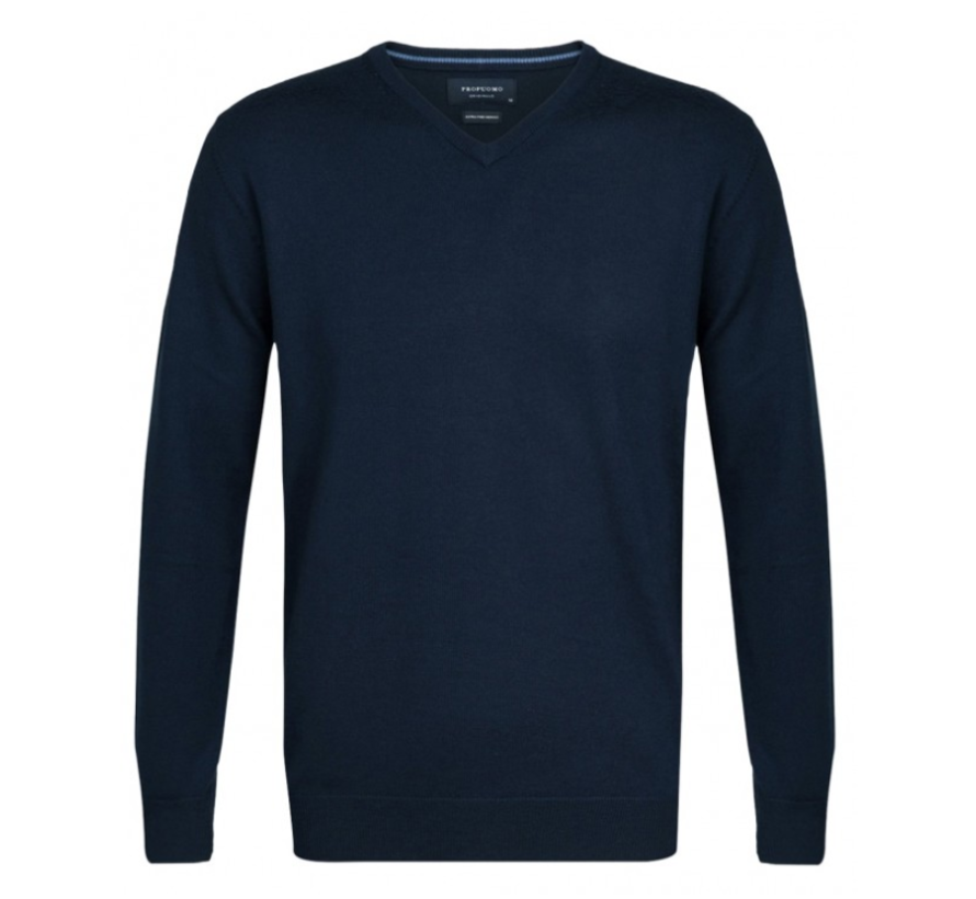 Pullover Merino V-neck Navy (PP0J00203)N