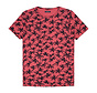 T-shirt Print Palmbomen Coral Rood (202376 - 428)
