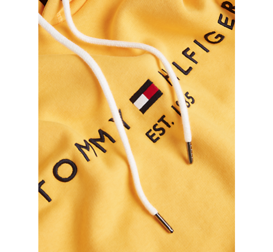 Tommy hoodie geel sale