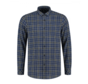 Overhemd Herringbone Ruit Navy (303248 - 669)