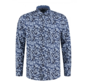 Overhemd Print Bloemen Navy (351014D - 669)