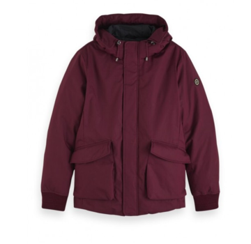 Scotch & Soda Winterjas met Capuchon Bordeaux (152030 - 0177)