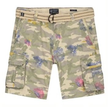 Dstrezzed Short met Riem Camouflage Army Groen (515109 - 511)