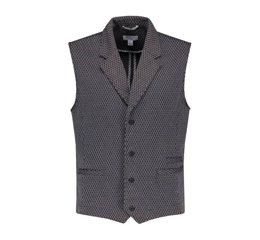 Gilet Jacquard Navy (121088 - 649)