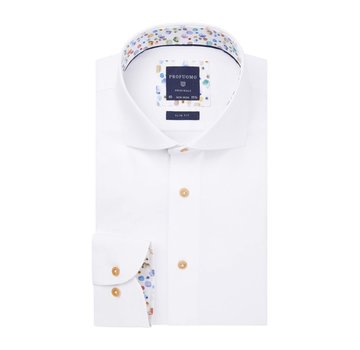 Profuomo Overhemd Slim Fit Wit (PPRH1A1089)